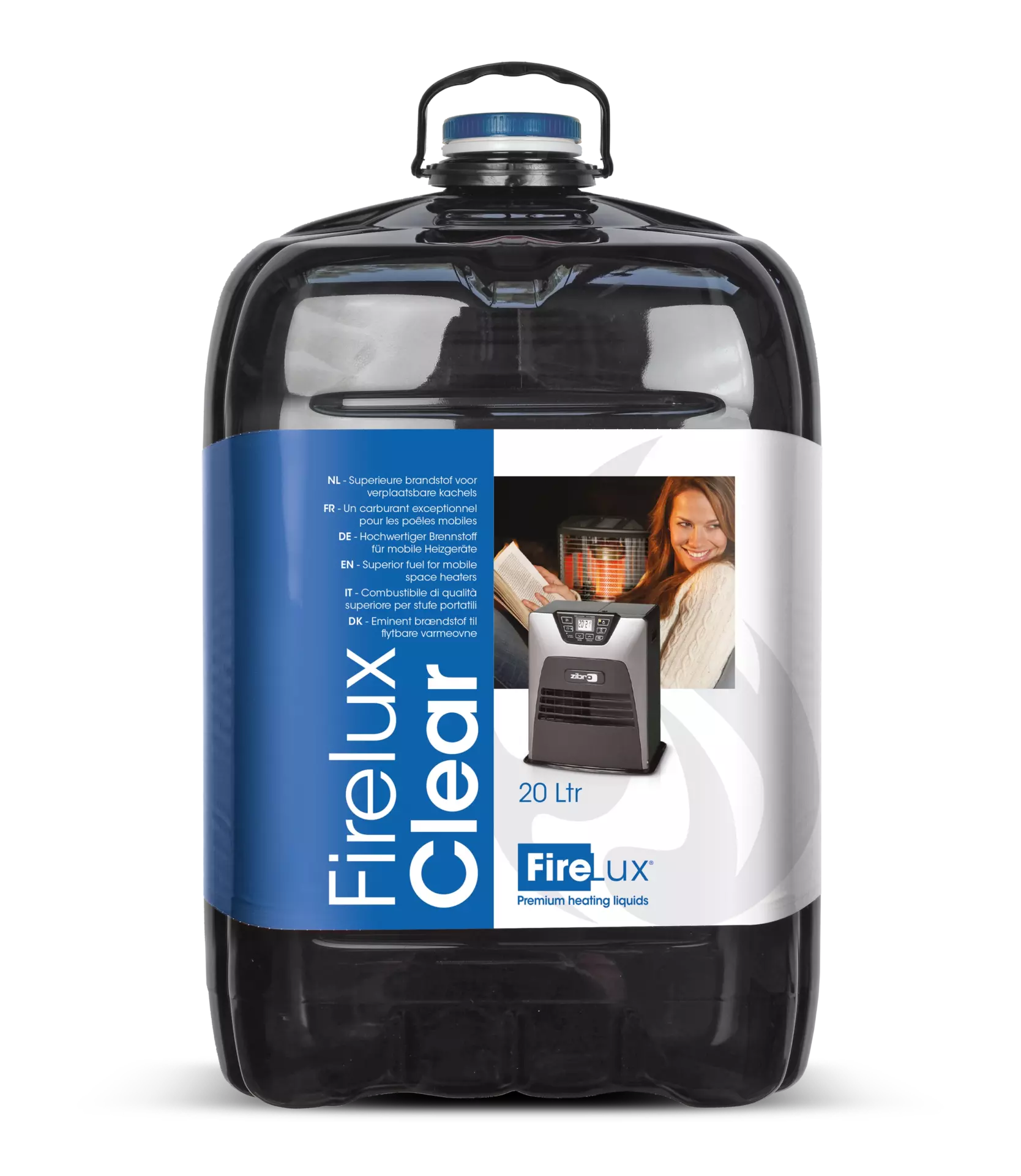 Firelux clear 20 liter jerrycan verpakking
